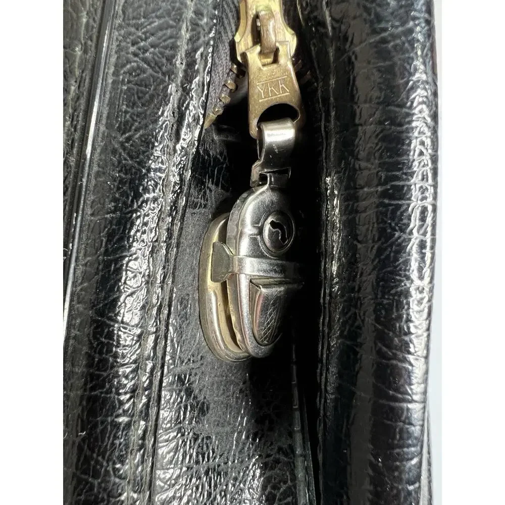 Graphic Mid Century Modern MCM Leatherette Briefcase Suitcase Made in Japan